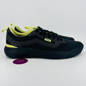 Vans Men's UltraRange EXO Low Top Sneakers Black/Lime Green Size 8 / 9.5 Women's